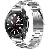 Strap-it® Samsung Galaxy Watch 3 45mm Gliederarmband (Silber) Strap-it® Samsung Galaxy Watch 3 45mm Gliederarmband (Silber)