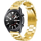 Strap-it® Samsung Galaxy Watch 3 45mm Gliederarmband (Gold) Strap-it® Samsung Galaxy Watch 3 45mm Gliederarmband (Gold)