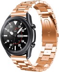 Strap-it® Strap-it Samsung Galaxy Watch 3 45mm Gliederarmband (Roségold)