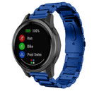 Strap-it® Strap-it Garmin Vivoactive 4 Gliederarmband - 45mm - Blau