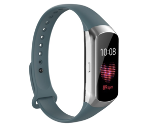 Strap-it® Samsung Galaxy Fit Silikonarmband (Grau Blau) Strap-it® Samsung Galaxy Fit Silikonarmband (Grau Blau)