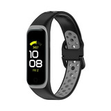 Strap-it® Samsung Galaxy Fit 2 Sportarmband (Schwarz/Grau) Strap-it® Samsung Galaxy Fit 2 Sportarmband (Schwarz/Grau)