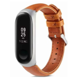 Strap-it® Xiaomi Mi Band 3/4 Lederarmband (Braun) Strap-it® Xiaomi Mi Band 3/4 Lederarmband (Braun)