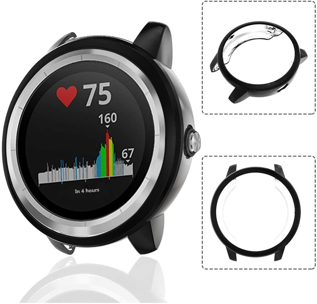 Strap-it® Strap-it Garmin Vivoactive 3 TPU-Schutzhülle (Schwarz) Strap-it® Strap-it Garmin Vivoactive 3 TPU-Schutzhülle (Schwarz)