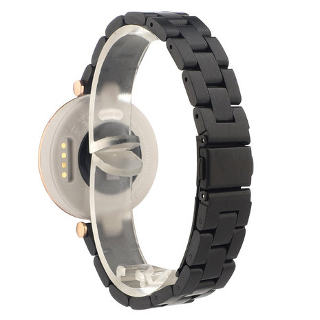 Strap-it® Strap-it Garmin Lily Stahlarmband (Schwarz) Strap-it® Strap-it Garmin Lily Stahlarmband (Schwarz)
