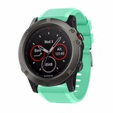 Strap-it® Garmin Fenix 5x/6x Silikonarmband (Aqua) Strap-it® Garmin Fenix 5x/6x Silikonarmband (Aqua)