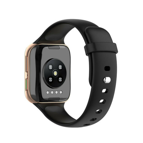 Strap-it® Strap-it Oppo Watch Silikonarmband (Schwarz)
