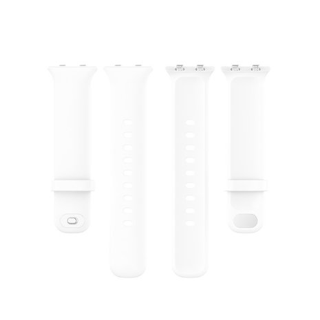 Strap-it® Strap-it Oppo Watch Silikonarmband (Weiß) Strap-it® Strap-it Oppo Watch Silikonarmband (Weiß)