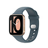 Strap-it® Strap-it Oppo Watch Silikonarmband (Graublau) Strap-it® Strap-it Oppo Watch Silikonarmband (Graublau)