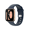 Strap-it® Strap-it Oppo Watch Silikonarmband (Dunkelblau) Strap-it® Strap-it Oppo Watch Silikonarmband (Dunkelblau)