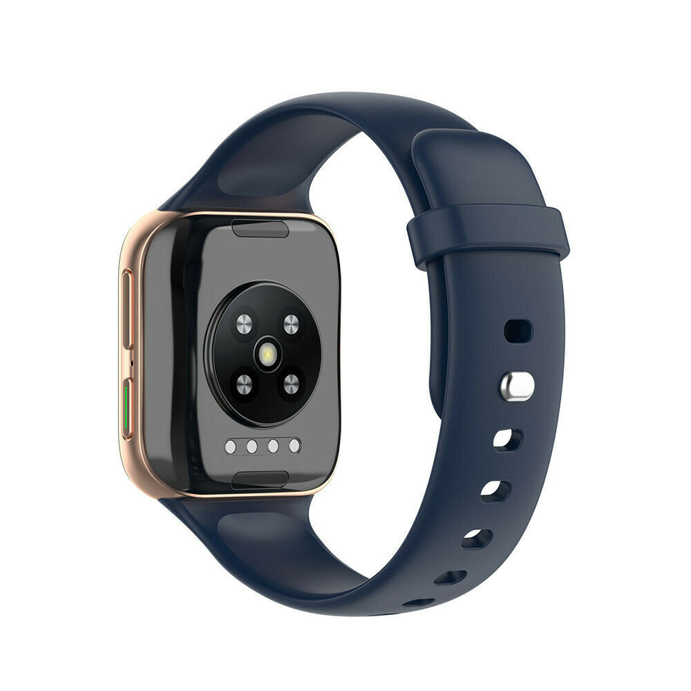 Strap-it® Strap-it Oppo Watch Silikonarmband (Dunkelblau)