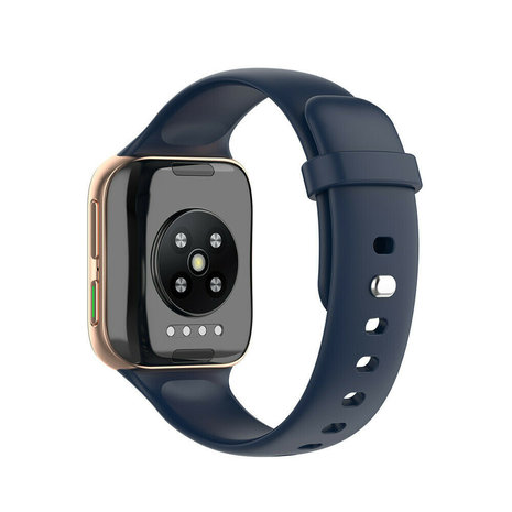 Strap-it® Strap-it Oppo Watch Silikonarmband (Dunkelblau)