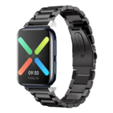 Strap-it® Oppo Watch Stahlband (Schwarz)