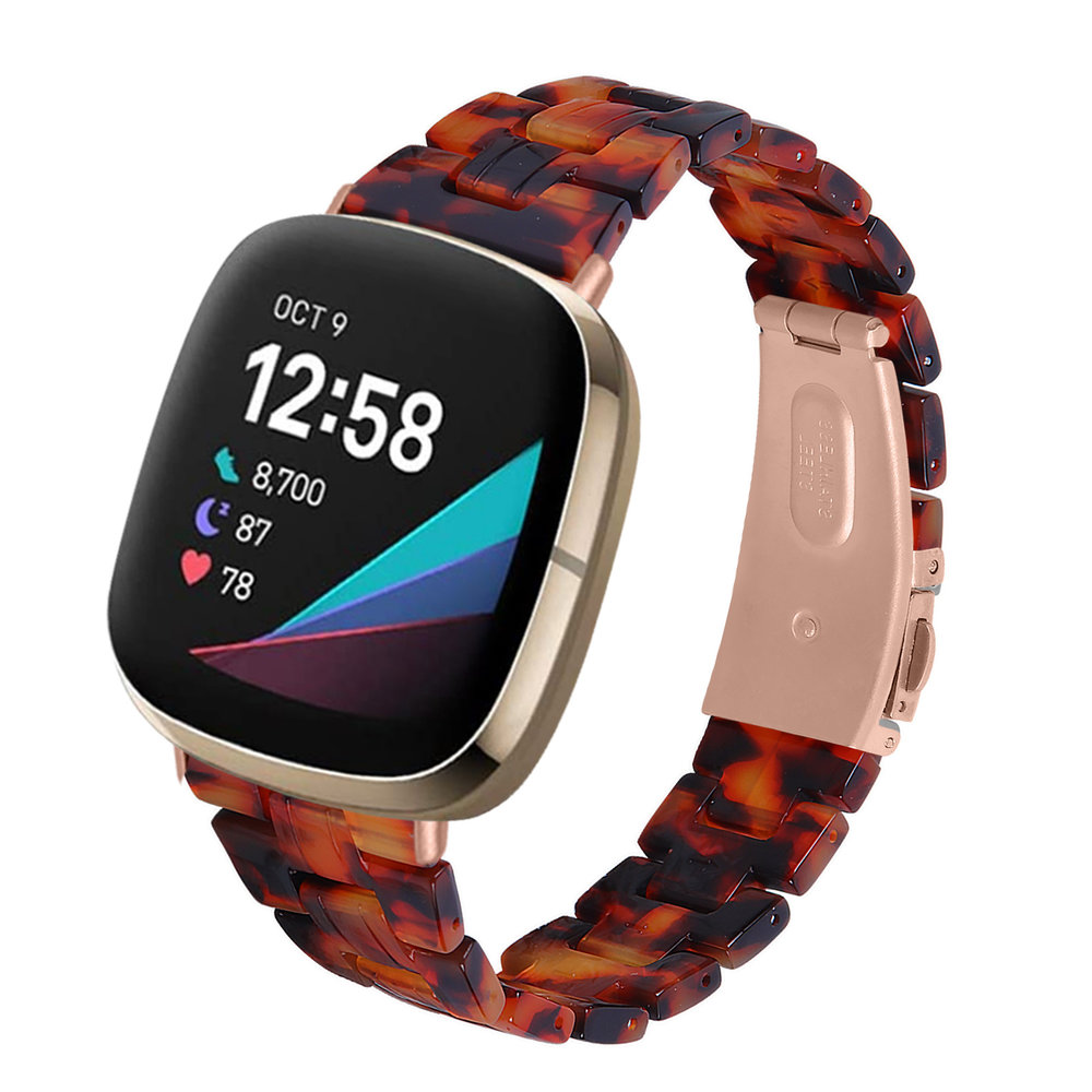 Strap-it® Strap-it Fitbit Versa 3 Resinarmband (Lava) Strap-it® Strap-it Fitbit Versa 3 Resinarmband (Lava)