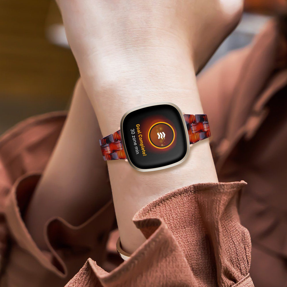 Strap-it® Strap-it Fitbit Versa 3 Resinarmband (Lava) Strap-it® Strap-it Fitbit Versa 3 Resinarmband (Lava)