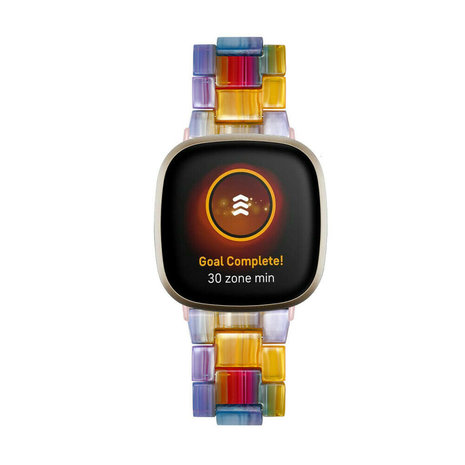 Strap-it® Strap-it Fitbit Sense Resinarmband (Bunt) Strap-it® Strap-it Fitbit Sense Resinarmband (Bunt)