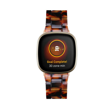 Strap-it® Strap-it Fitbit Sense Resinarmband (Lava) Strap-it® Strap-it Fitbit Sense Resinarmband (Lava)