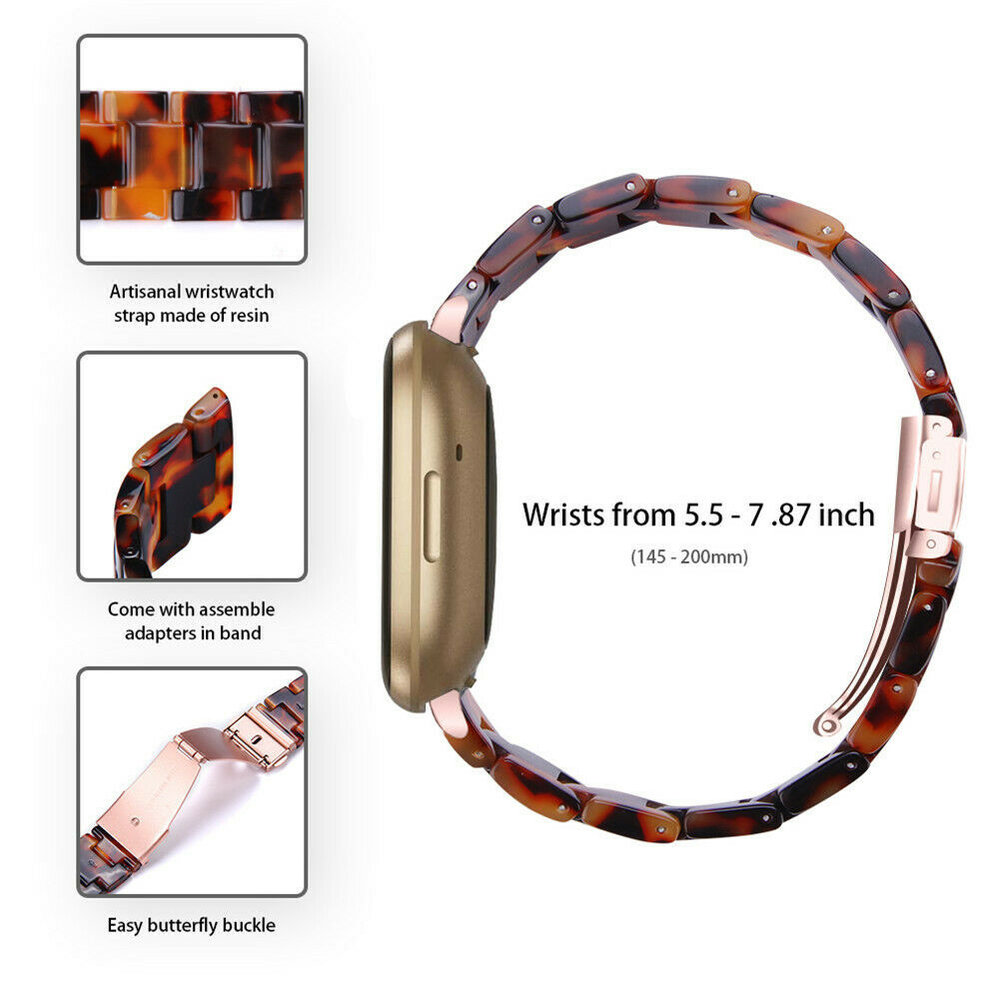 Strap-it® Strap-it Fitbit Sense Resinarmband (Lava) Strap-it® Strap-it Fitbit Sense Resinarmband (Lava)