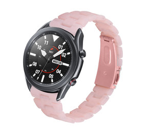 Strap-it® Samsung Galaxy Watch 3 45mm Resinarmband (Rosa) Strap-it® Samsung Galaxy Watch 3 45mm Resinarmband (Rosa)