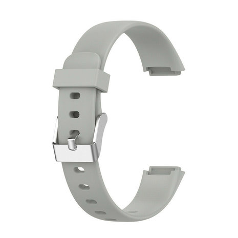 Strap-it® Strap-it Fitbit Luxe Silikonarmband (Grau)