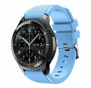 Strap-it® Samsung Galaxy Watch 46mm Silikonarmband (Sandblau)