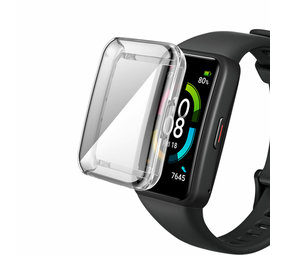 Strap-it® Huawei Band 6 TPU-Schutzhülle (Transparent) Strap-it® Huawei Band 6 TPU-Schutzhülle (Transparent)