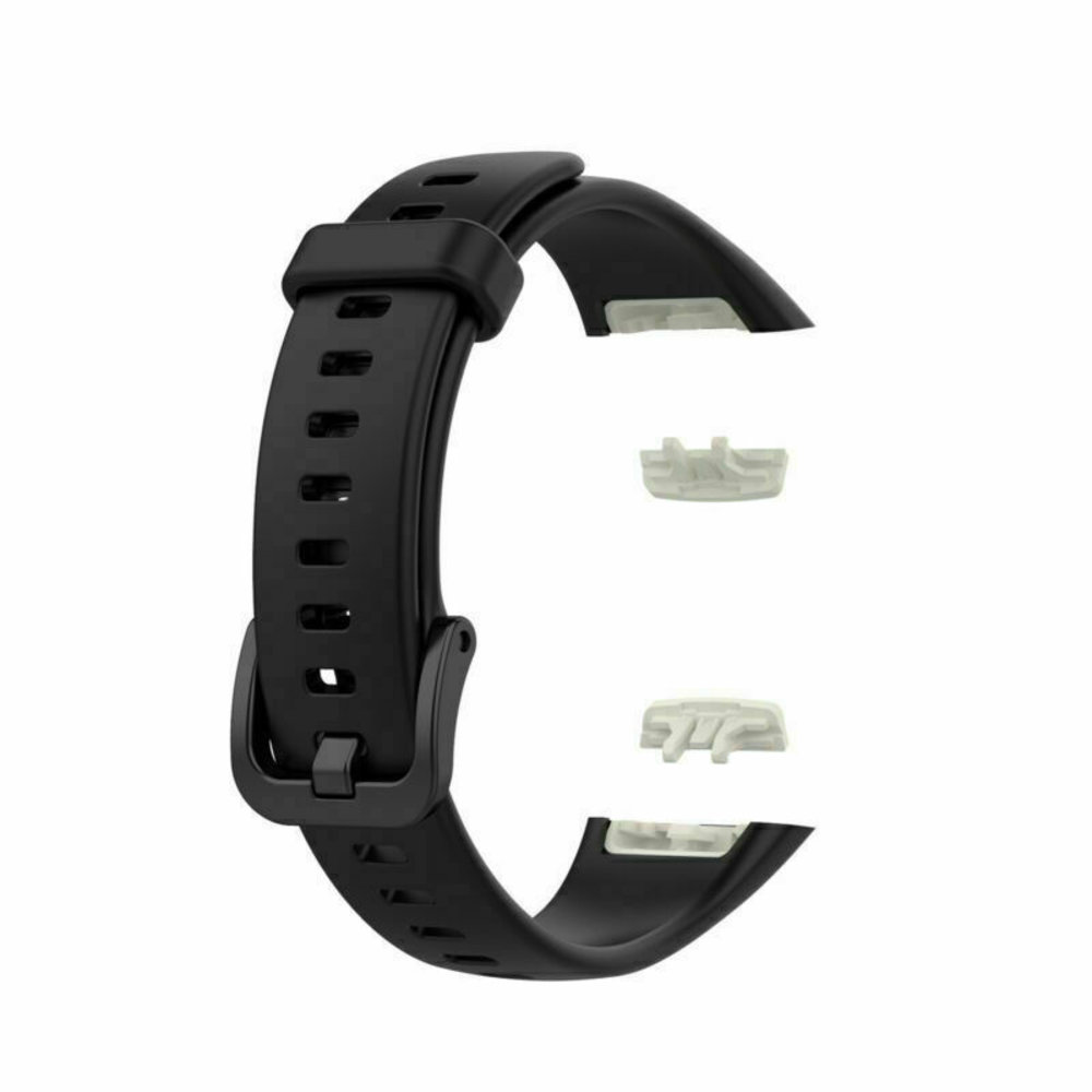 Strap-it® Strap-it Huawei Band 6 Silikonarmband (Schwarz) Strap-it® Strap-it Huawei Band 6 Silikonarmband (Schwarz)