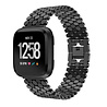 Strap-it® Strap-it Fitbit Versa / Versa 2 Stahl-Fischarmband (Schwarz) Strap-it® Strap-it Fitbit Versa / Versa 2 Stahl-Fischarmband (Schwarz)
