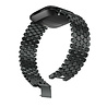 Strap-it® Strap-it Fitbit Versa / Versa 2 Stahl-Fischarmband (Schwarz) Strap-it® Strap-it Fitbit Versa / Versa 2 Stahl-Fischarmband (Schwarz)
