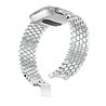 Strap-it® Strap-it Fitbit Versa / Versa 2 Stahl-Fischarmband (Silber) Strap-it® Strap-it Fitbit Versa / Versa 2 Stahl-Fischarmband (Silber)
