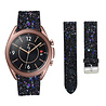 Strap-it® Strap-it Samsung Galaxy Watch 3 41mm Leder Glitzerarmband (Schwarz) Strap-it® Strap-it Samsung Galaxy Watch 3 41mm Leder Glitzerarmband (Schwarz)