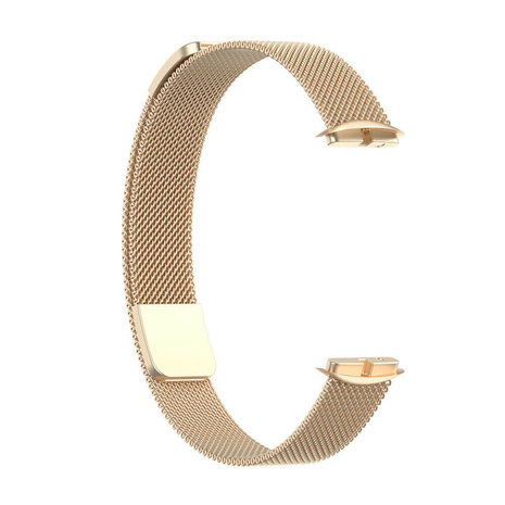 Strap-it® Strap-it Fitbit Luxe Milanese Armband (ChampagnerGold) Strap-it® Strap-it Fitbit Luxe Milanese Armband (ChampagnerGold)