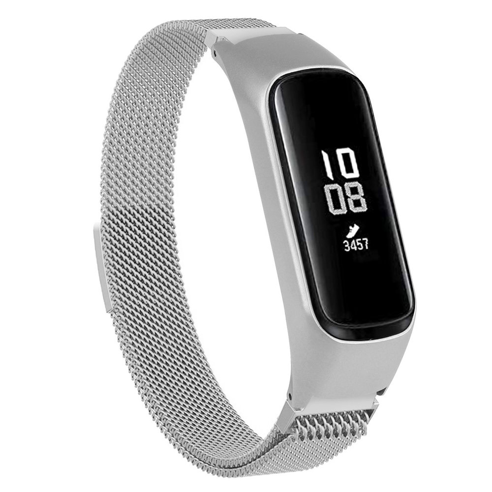 Strap-it® Strap-it Samsung Galaxy Fit e Milanese-Armband (Silber)