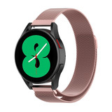 Strap-it® Samsung Galaxy Watch 4 - 40mm Milanese Armband (Rosa) Strap-it® Samsung Galaxy Watch 4 - 40mm Milanese Armband (Rosa)
