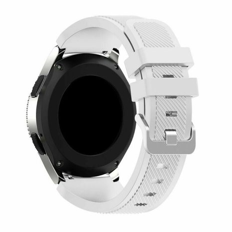 Strap-it® Strap-it Samsung Galaxy Watch 4 - 40mm Silikonarmband (Weiß)