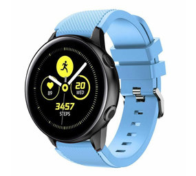 Strap-it® Samsung Galaxy Watch Active Silikonarmband (Sandblau) Strap-it® Samsung Galaxy Watch Active Silikonarmband (Sandblau)