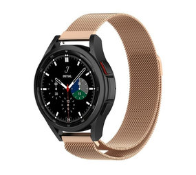 Strap-it® Samsung Galaxy Watch 4 Classic 46mm Milanese Armband (Roségold) Strap-it® Samsung Galaxy Watch 4 Classic 46mm Milanese Armband (Roségold)