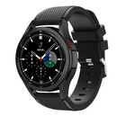 Strap-it® Strap-it Samsung Galaxy Watch 4 Classic 42mm Silikonarmband (Schwarz)