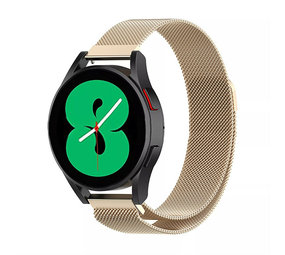 Strap-it® Samsung Galaxy Watch 4 - 40mm Milanese Armband (Champagner) Strap-it® Samsung Galaxy Watch 4 - 40mm Milanese Armband (Champagner)