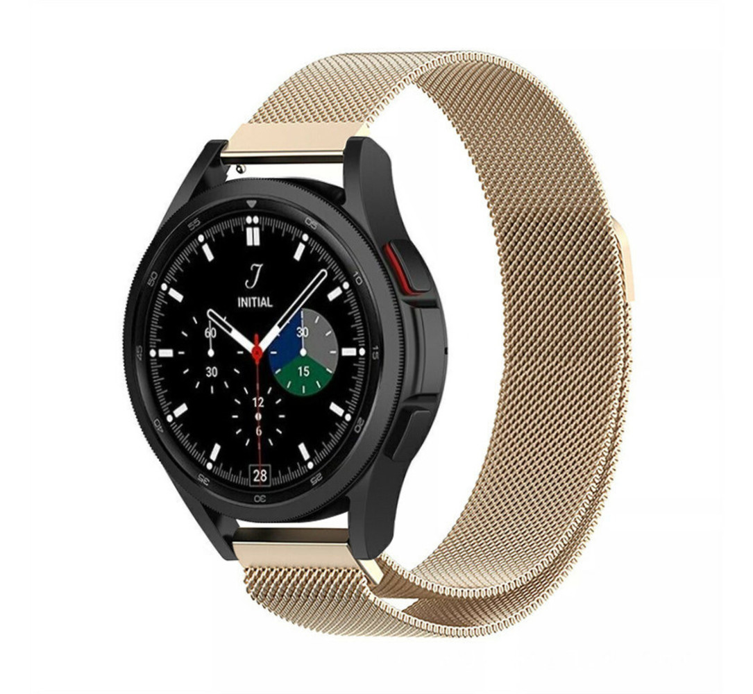 Strap-it® Strap-it Samsung Galaxy Watch 4 Classic 46mm Milanese Strap (Champagner) Strap-it® Strap-it Samsung Galaxy Watch 4 Classic 46mm Milanese Strap (Champagner)