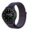 Strap-it® Strap-it Samsung Galaxy Watch 4 Classic 42mm Nylonarmband (Lila/Blau) Strap-it® Strap-it Samsung Galaxy Watch 4 Classic 42mm Nylonarmband (Lila/Blau)