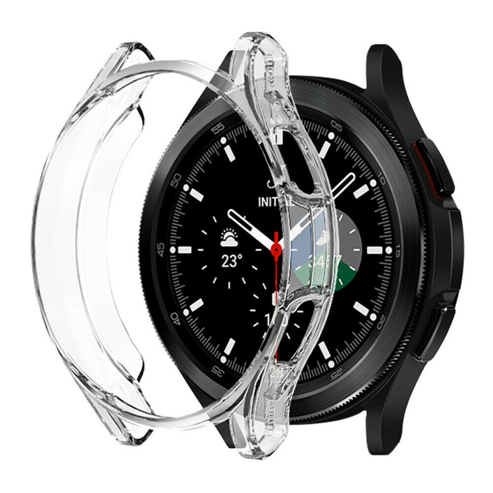 Strap-it® Strap-it Samsung Galaxy Watch 4 Classic 46mm TPU Schutzhülle (Transparent) Strap-it® Strap-it Samsung Galaxy Watch 4 Classic 46mm TPU Schutzhülle (Transparent)