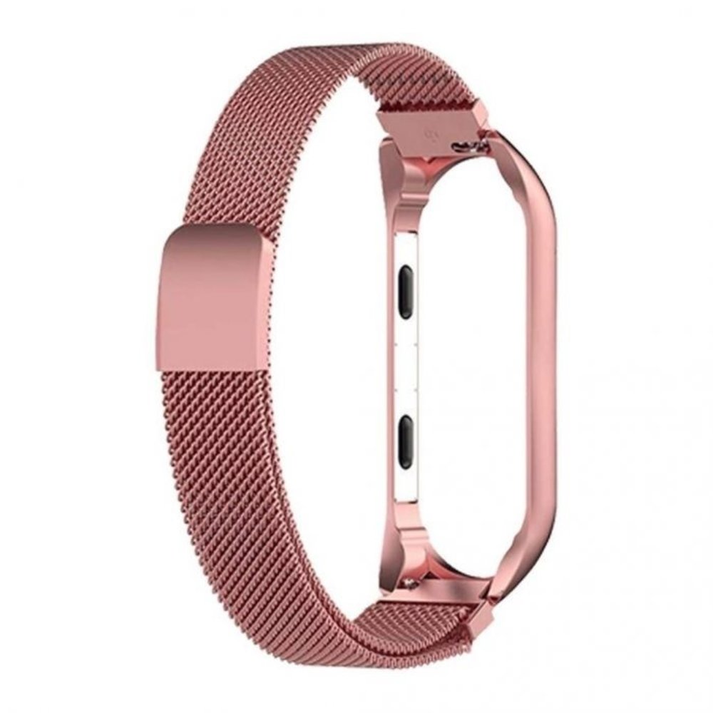 Strap-it® Strap-it Xiaomi Mi Band 3/4 Milanese Band (Rosa) Strap-it® Strap-it Xiaomi Mi Band 3/4 Milanese Band (Rosa)