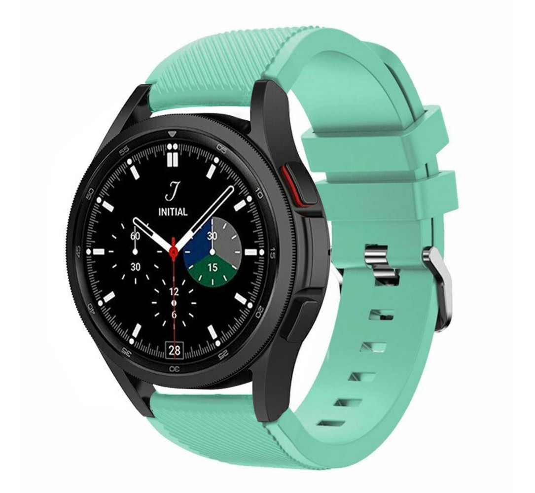 Strap-it® Strap-it Samsung Galaxy Watch 4 Classic 42mm Silikonarmband (Aqua) Strap-it® Strap-it Samsung Galaxy Watch 4 Classic 42mm Silikonarmband (Aqua)