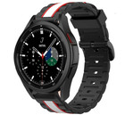 Strap-it® Strap-it Samsung Galaxy Watch 4 Classic 42mm Special Edition Band (Schwarz/Weiß)