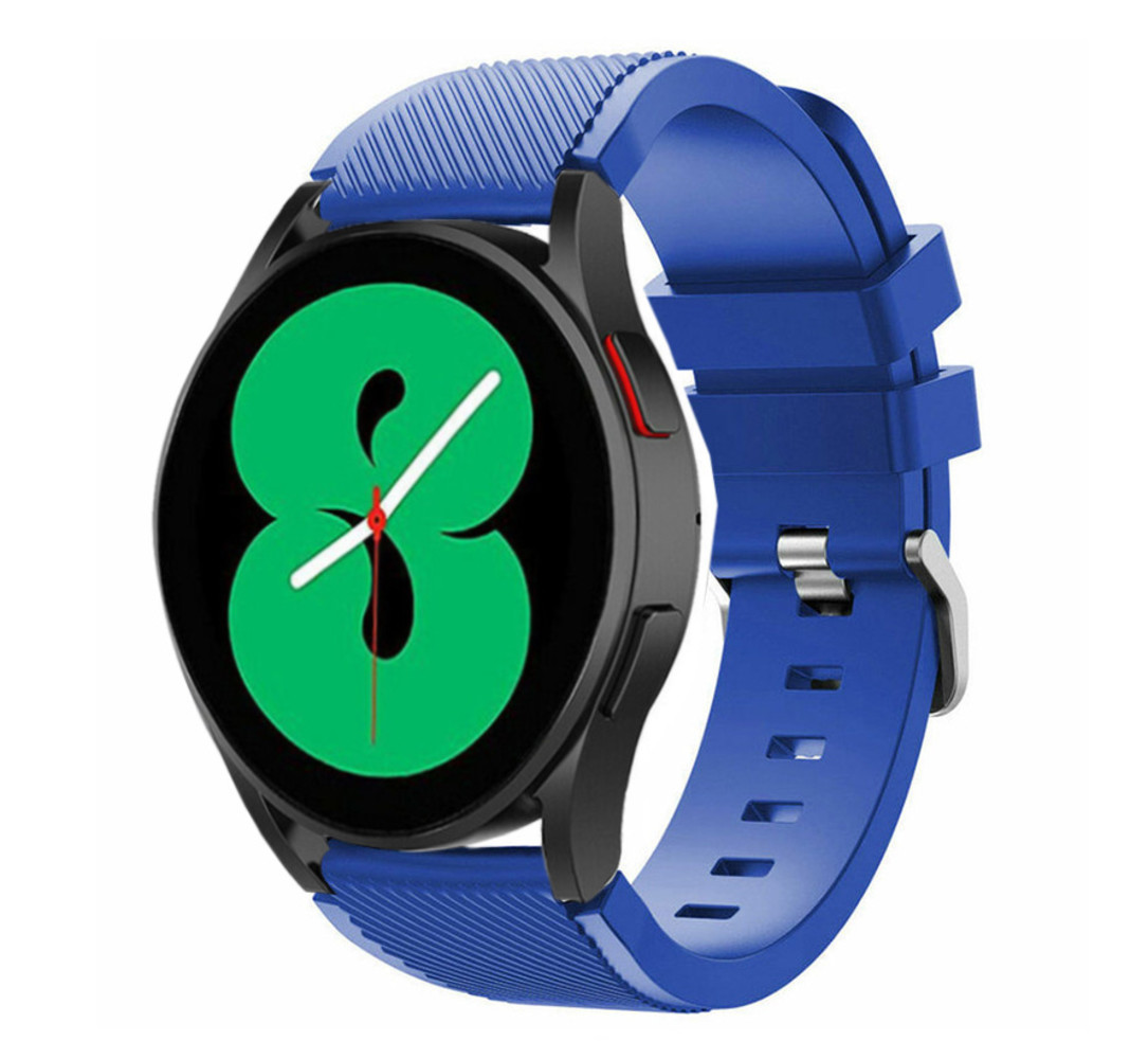 Strap-it® Strap-it Samsung Galaxy Watch 4 - 40mm Silikonarmband (Blau)
