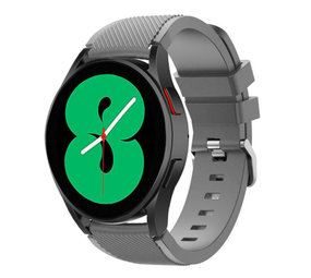 Strap-it® Samsung Galaxy Watch 4 - 40mm Silikonarmband (Grau) Strap-it® Samsung Galaxy Watch 4 - 40mm Silikonarmband (Grau)