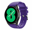 Strap-it® Strap-it Samsung Galaxy Watch 4 - 44mm Silikonarmband (Violett)