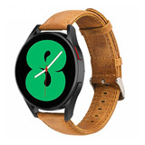 Strap-it® Samsung Galaxy Watch 4 - 40mm Lederarmband (Braun) Strap-it® Samsung Galaxy Watch 4 - 40mm Lederarmband (Braun)