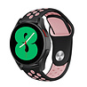 Strap-it® Strap-it Samsung Galaxy Watch 4 - 40mm Sportarmband (Schwarz/Rosa) Strap-it® Strap-it Samsung Galaxy Watch 4 - 40mm Sportarmband (Schwarz/Rosa)